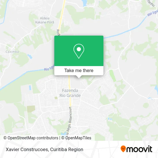 Xavier Construcoes map