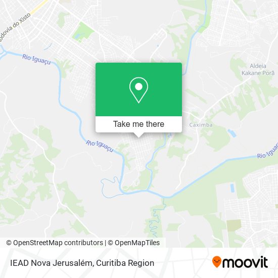IEAD Nova Jerusalém map