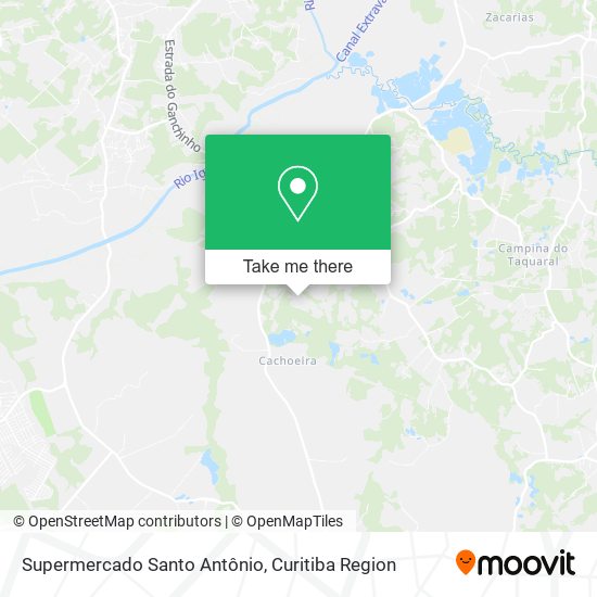 Supermercado Santo Antônio map