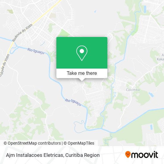 Ajm Instalacoes Eletricas map