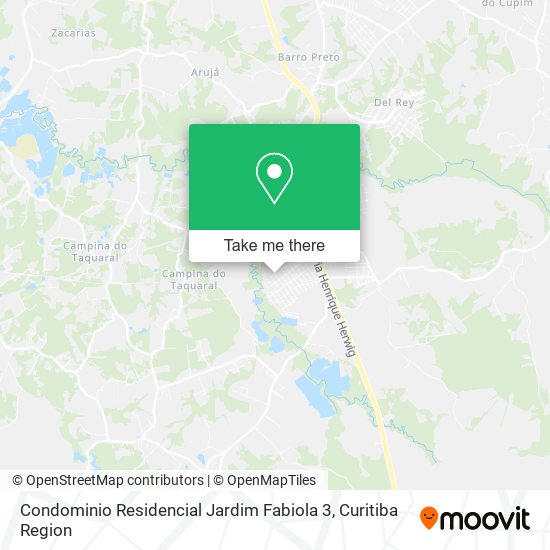 Condominio Residencial Jardim Fabiola 3 map