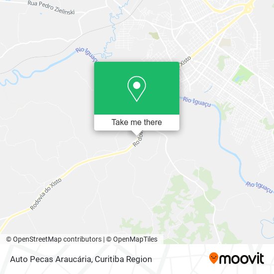 Auto Pecas Araucária map