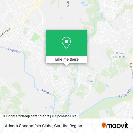 Atlanta Condomínio Clube map