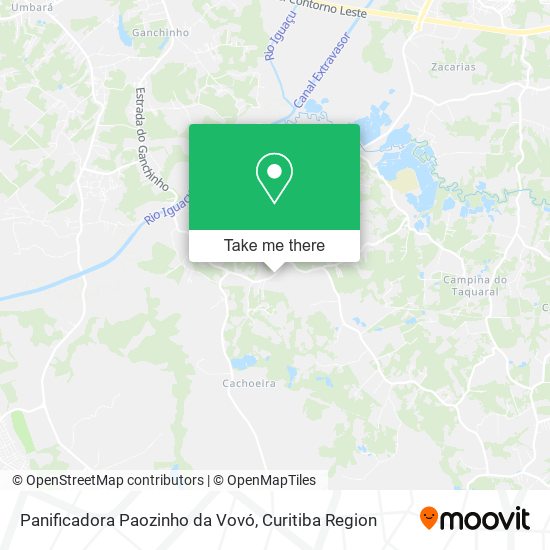Panificadora Paozinho da Vovó map
