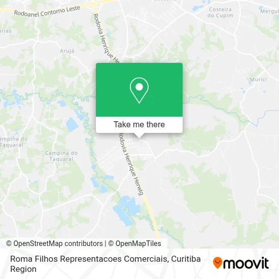 Roma Filhos Representacoes Comerciais map