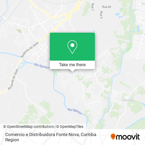 Comercio e Distribuidora Fonte Nova map