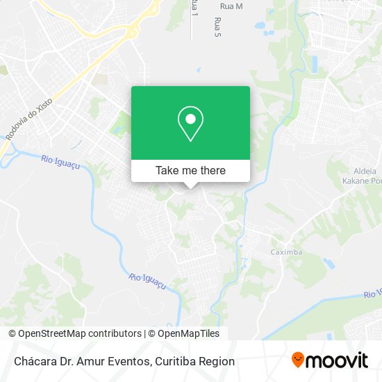 Chácara Dr. Amur Eventos map