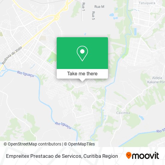 Mapa Empreitex Prestacao de Servicos