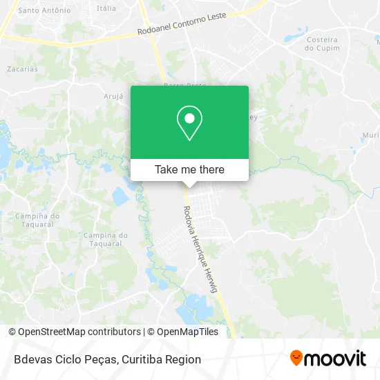 Bdevas Ciclo Peças map