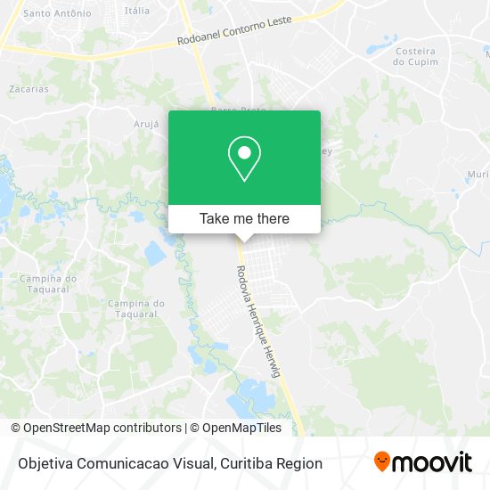 Objetiva Comunicacao Visual map