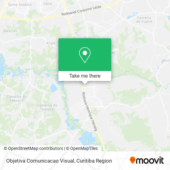 Objetiva Comunicacao Visual map