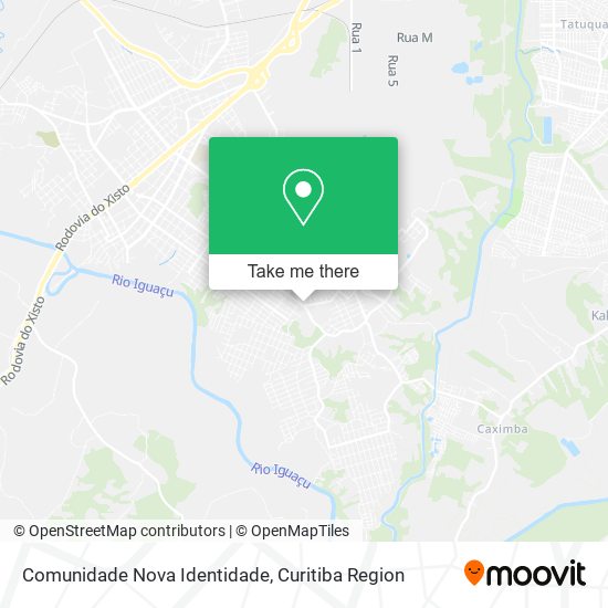 Comunidade Nova Identidade map