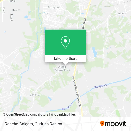 Rancho Caiçara map