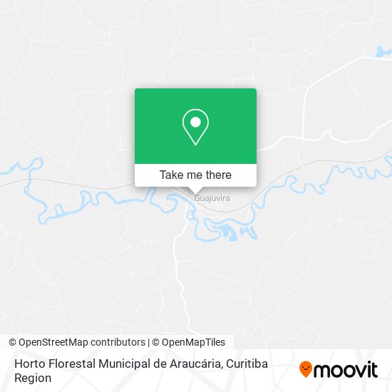 Horto Florestal Municipal de Araucária map