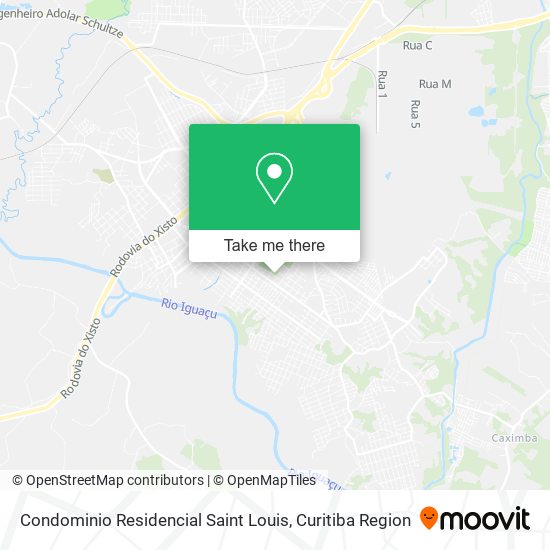 Mapa Condominio Residencial Saint Louis