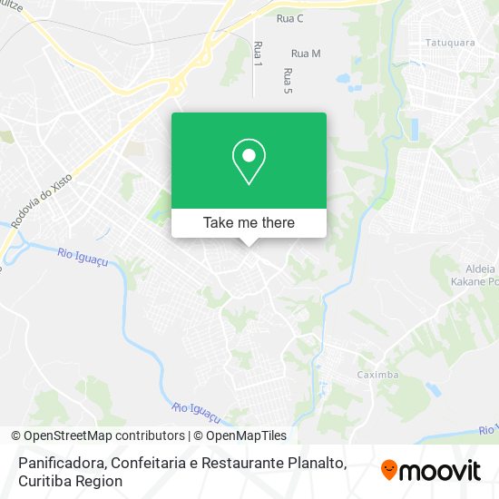 Panificadora, Confeitaria e Restaurante Planalto map