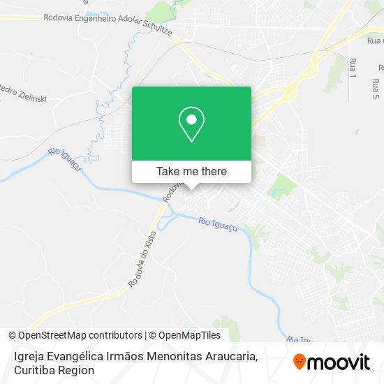 Igreja Evangélica Irmãos Menonitas Araucaria map