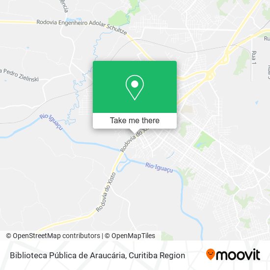 Biblioteca Pública de Araucária map