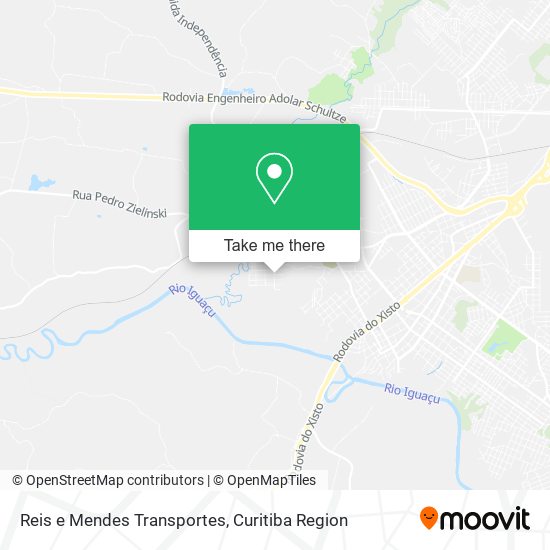 Reis e Mendes Transportes map