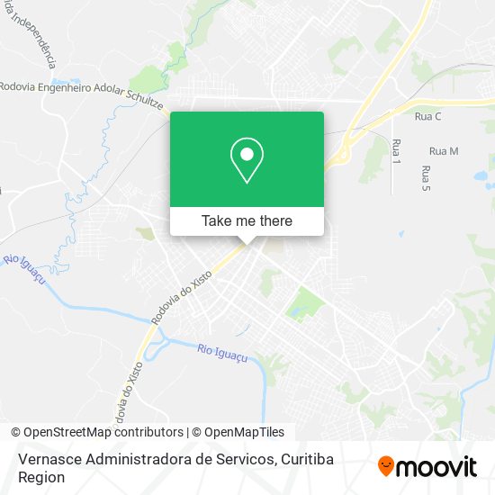 Vernasce Administradora de Servicos map