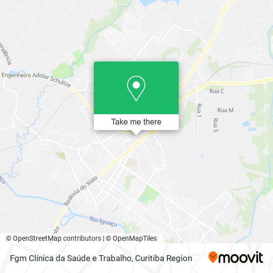 Fgm Clínica da Saúde e Trabalho map