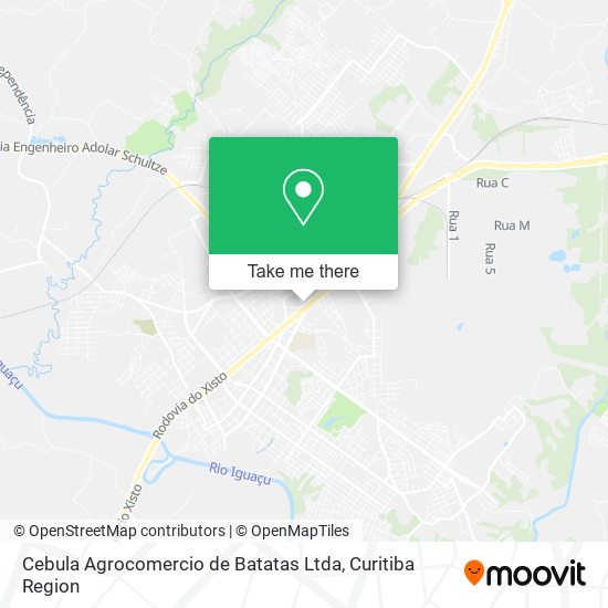 Cebula Agrocomercio de Batatas Ltda map