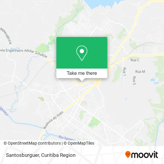 Santosburguer map