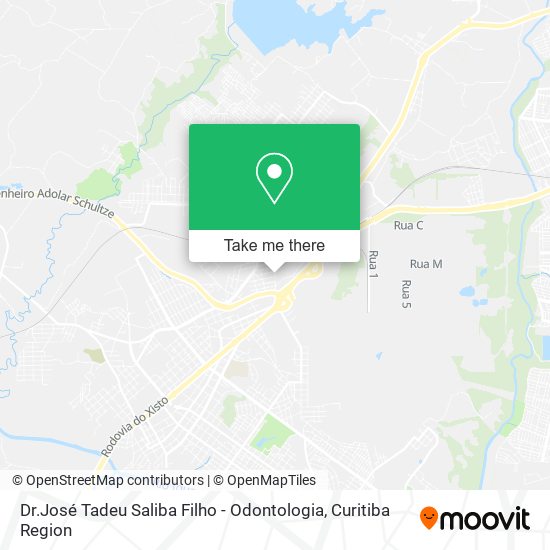 Dr.José Tadeu Saliba Filho - Odontologia map