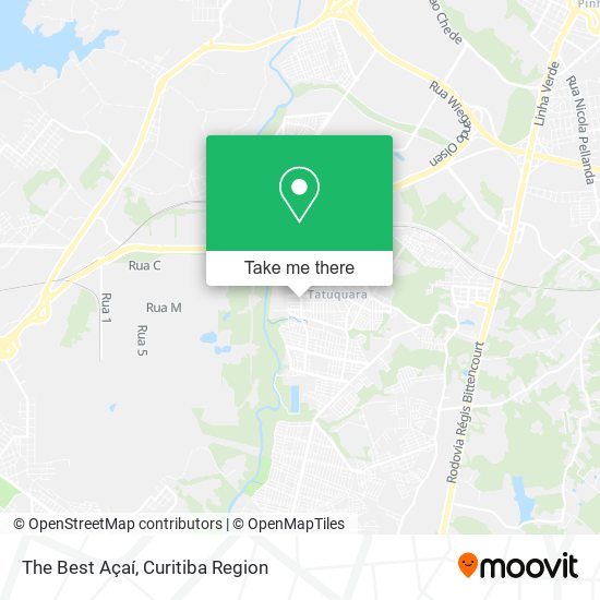 The Best Açaí map