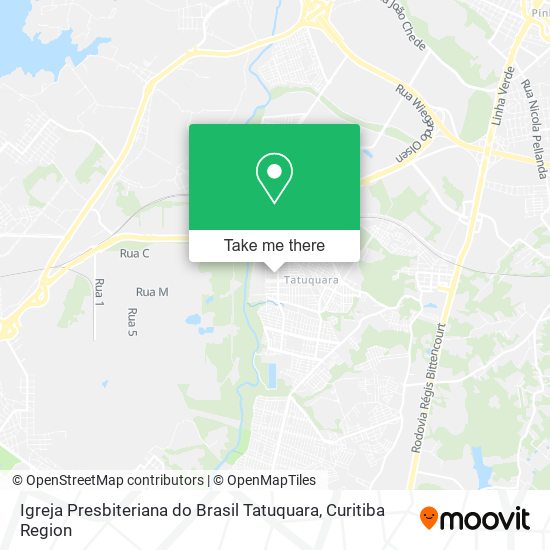 Igreja Presbiteriana do Brasil Tatuquara map