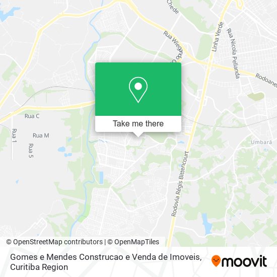 Gomes e Mendes Construcao e Venda de Imoveis map
