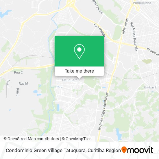 Condomínio Green Village Tatuquara map