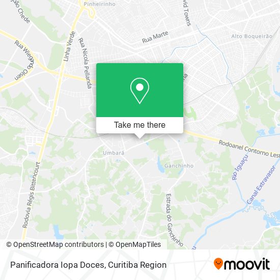 Panificadora Iopa Doces map