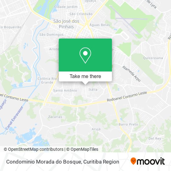 Condominio Morada do Bosque map