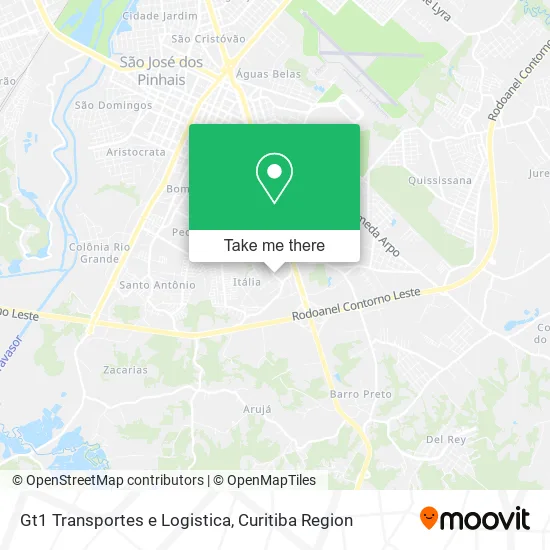 Gt1 Transportes e Logistica map