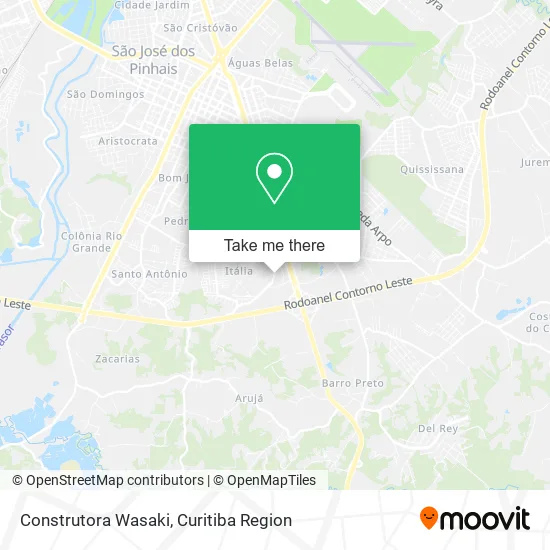 Construtora Wasaki map