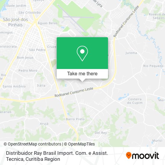 Distribuidor Ray Brasil Import. Com. e Assist. Tecnica map