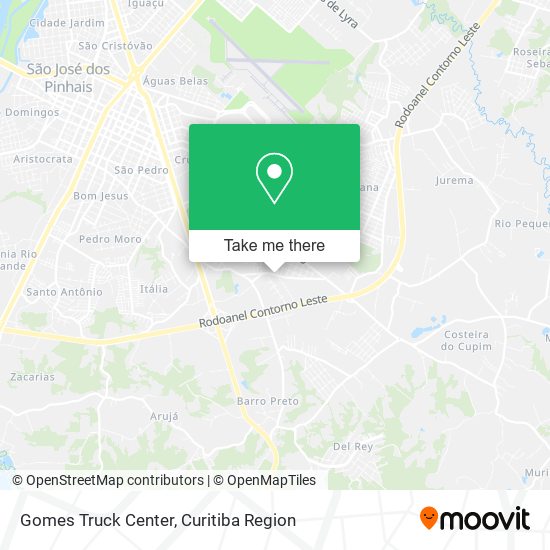 Gomes Truck Center map