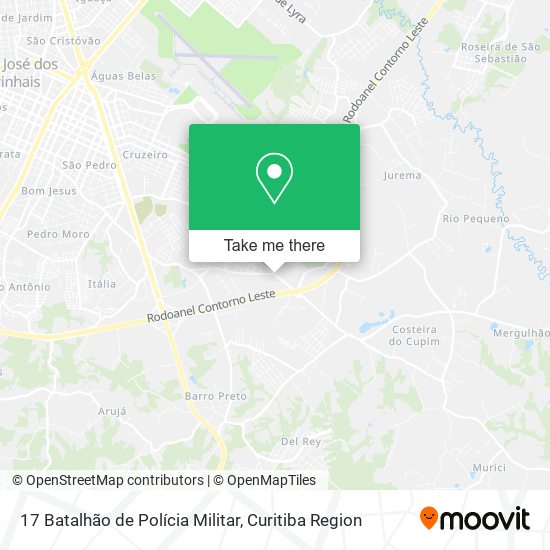 17 Batalhão de Polícia Militar map