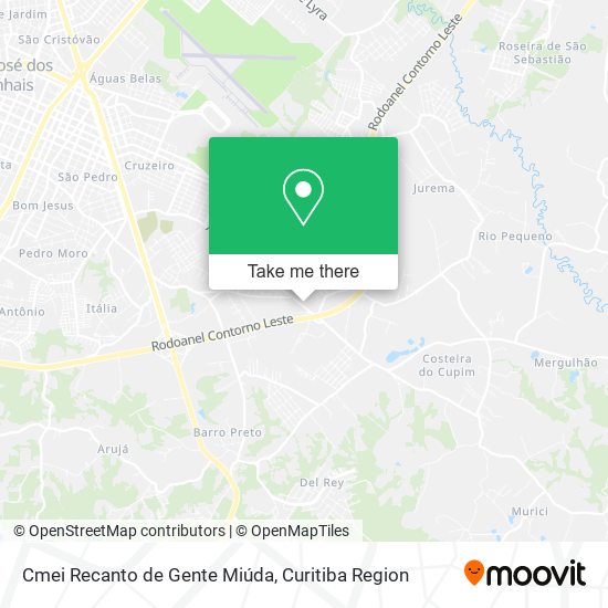 Cmei Recanto de Gente Miúda map