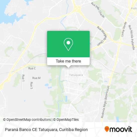 Paraná Banco CE Tatuquara map