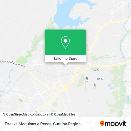 Escava Maquinas e Pecas map