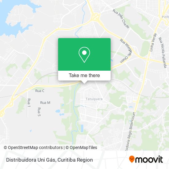 Distribuidora Uni Gás map