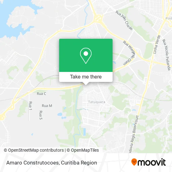 Amaro Construtocoes map