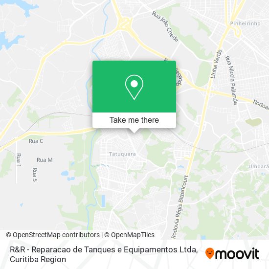 R&R - Reparacao de Tanques e Equipamentos Ltda map