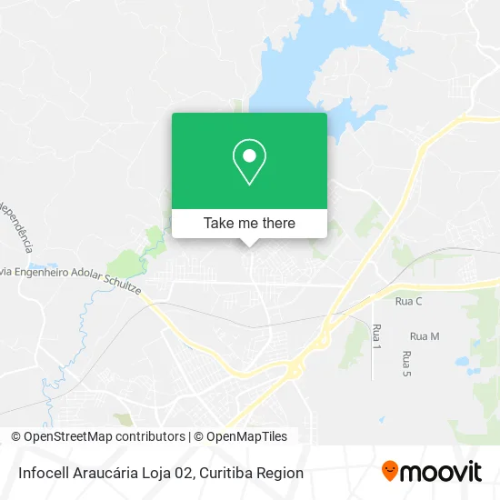 Infocell Araucária Loja 02 map