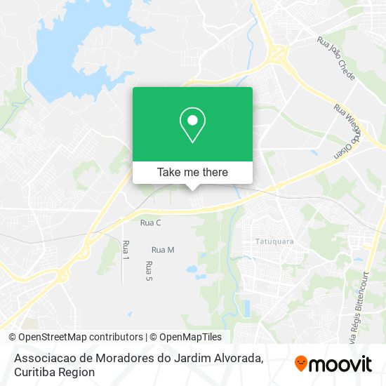 Associacao de Moradores do Jardim Alvorada map