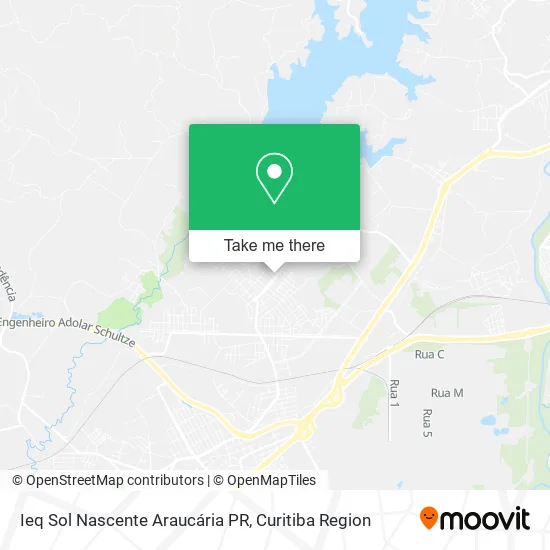 Ieq Sol Nascente Araucária PR map