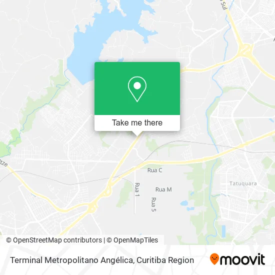 Terminal Metropolitano Angélica map