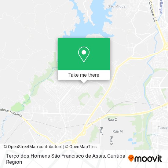 Terço dos Homens São Francisco de Assis map